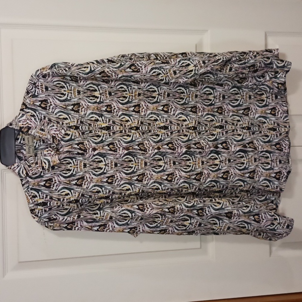 Kenny Flowers Island Classics button down - rayon - abstract print - XL - Picture 1 of 10